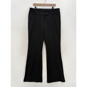 Alloy Apparel Dress Pants Womens 18x35 Black Knit Stretch Bootcut Work Tall